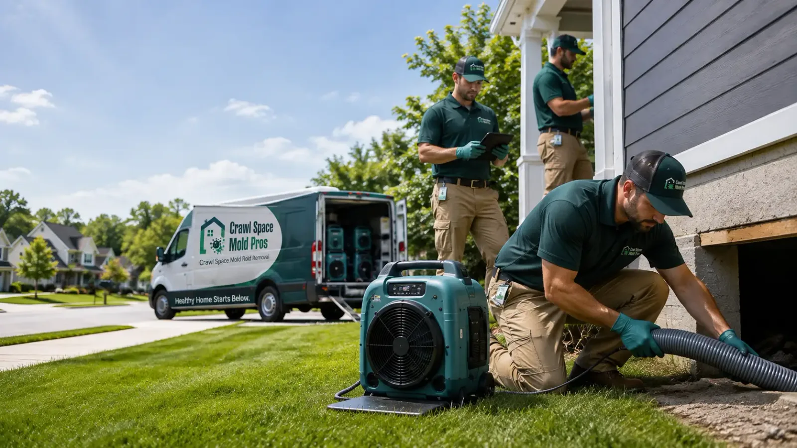 Crawl Space Mold Removal in Egg Harbor, WI